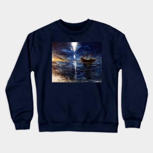 The wait before dawn Crewneck Sweatshirt